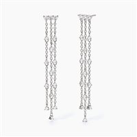 Orecchini Mabina Donna LONG NIGHT in Argento Zircone 563568 - 563568